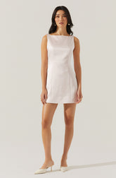 Alisanne Satin Mini Dress