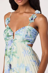 Emese Floral Cutout Maxi Dress
