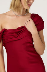 Alyssia One Shoulder Maxi Dress