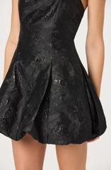 Jinx Jacquard Halter Mini Dress