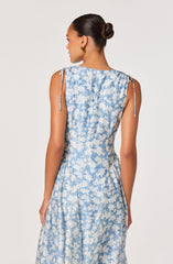 Emmery Floral Wrap Midi Dress