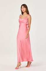 Hera Satin Maxi Dress