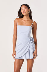 Blake Pleated Mini Dress