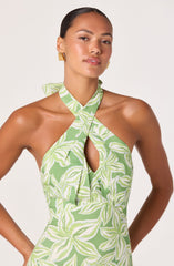 Anita Halter Keyhole Midi Dress