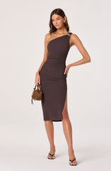 Candela One-Shoulder Bodycon Midi Dress