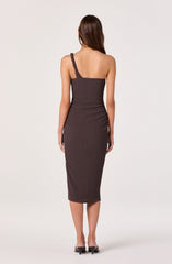 Candela One-Shoulder Bodycon Midi Dress
