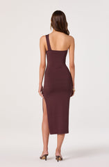 Ania One-Shoulder Midi Dress