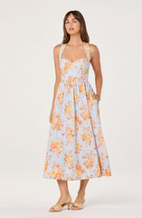 Beryl Garden Floral Midi Dress