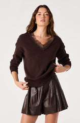 Atherton Faux Leather Pleated Shorts