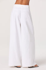 Aiden Pleated Wide-Leg Pants
