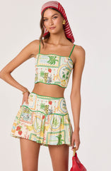 Heidi High-Rise Ruffle Shorts