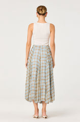 Fiori Pleated Maxi Skirt