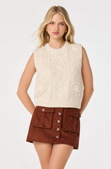 Becky Faux Suede Mini Skirt