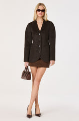 Ada V-Neck Structured Jacket