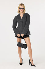 Ada Wool Blend Cinched Jacket