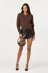 Dasia Embellished V-neck Sweater