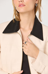 Collins Quilted Puffer-Lined Denim Jacket