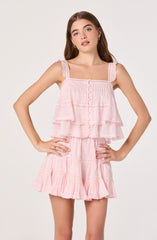 Delia Tiered Babydoll Top