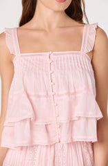 Delia Tiered Babydoll Top