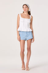 Jaci Bustier Peplum Top