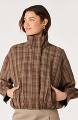 Cooper Funnel-Collar Bomber Jacket