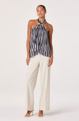Cira Twist-Front Halter Top