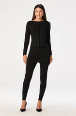 Holly Boat-Neck Knit Top