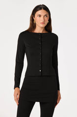 Holly Boat-Neck Knit Top