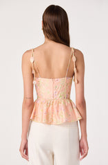 Halcyon Floral Bustier Top
