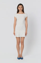 Jolene Lattice Knit Mini Dress