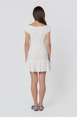 Jolene Lattice Knit Mini Dress
