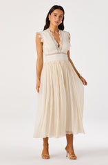 Eloise Eyelet Lace Midi Dress