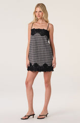 Aitana Plaid Mini Dress