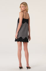 Aitana Plaid Mini Dress