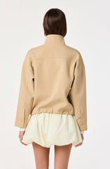 Funnel Neck Bomber Jacket