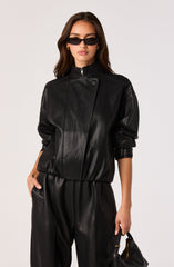 Jett Faux Leather Moto Jacket
