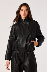 Jett Faux Leather Moto Jacket
