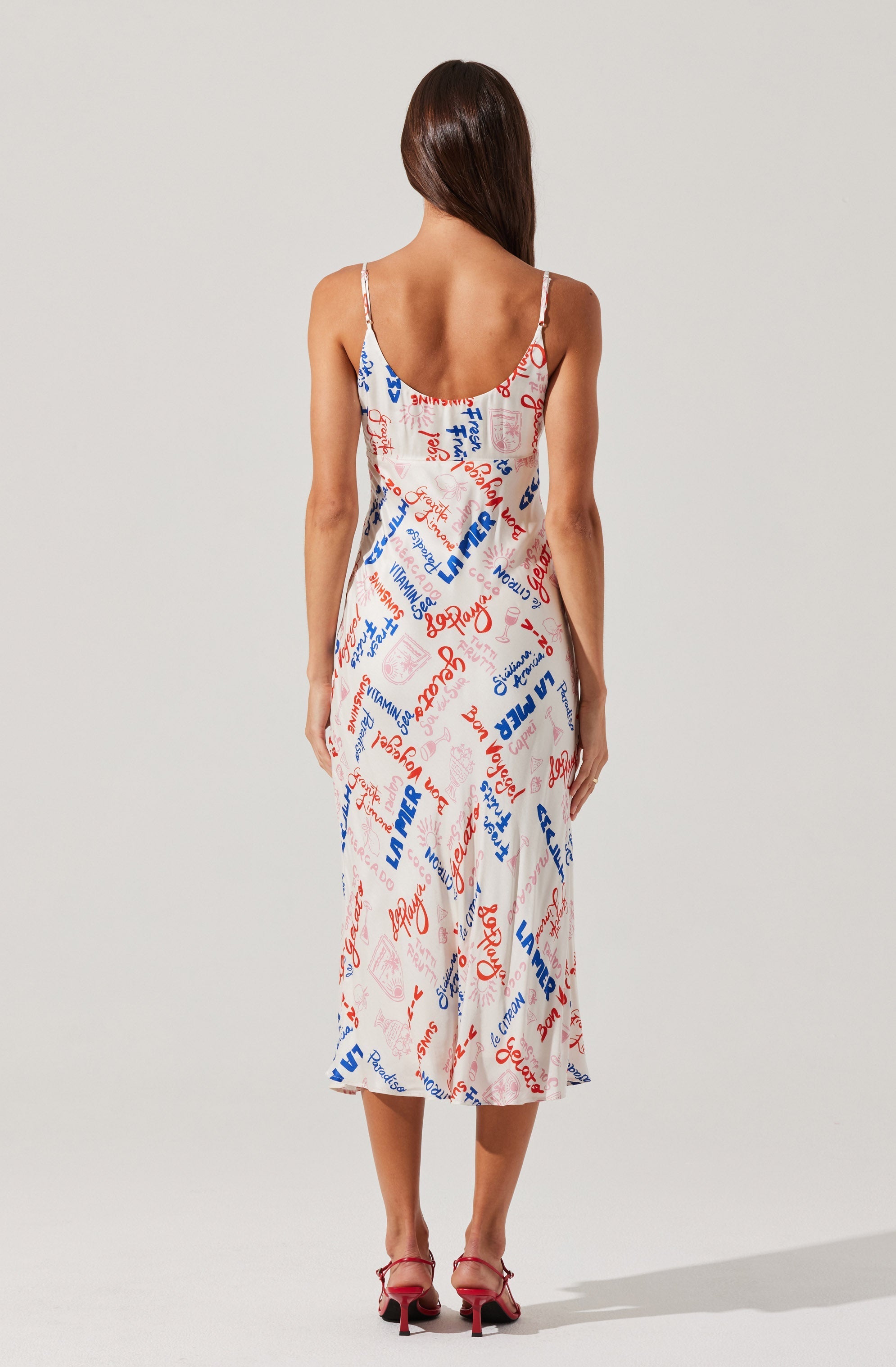 Joan Satin Midi Dress