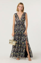 Edessa Tiered Ruffle Maxi Dress