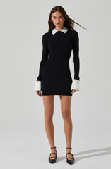 Alexia Mixed Media Mini Dress