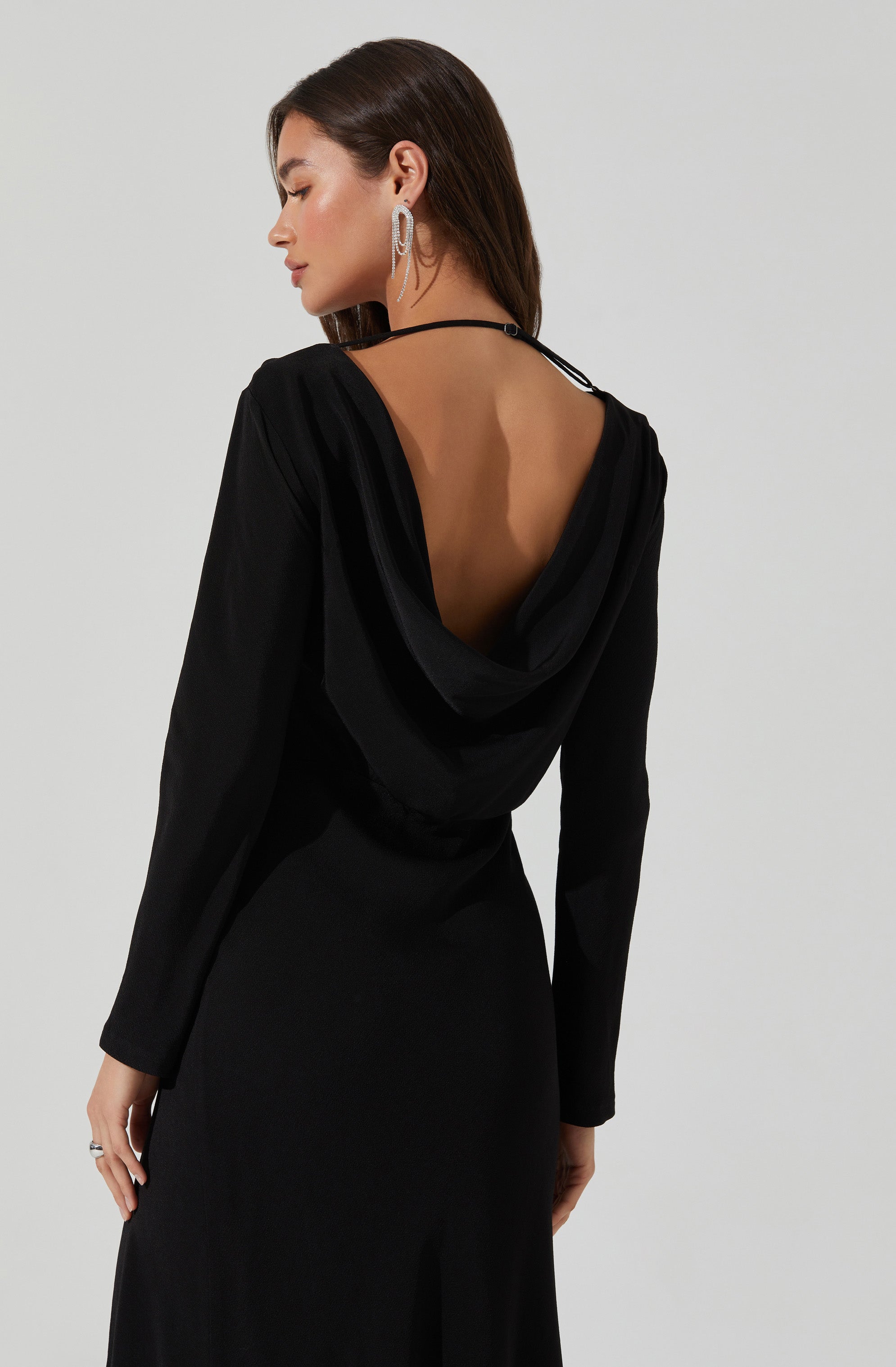 Decima Cowl Neck Maxi Dress
