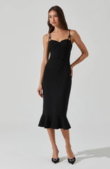 Adana Bow Detail Bustier Dress