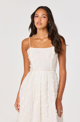 Avani 3D Floral Applique Midi Dress