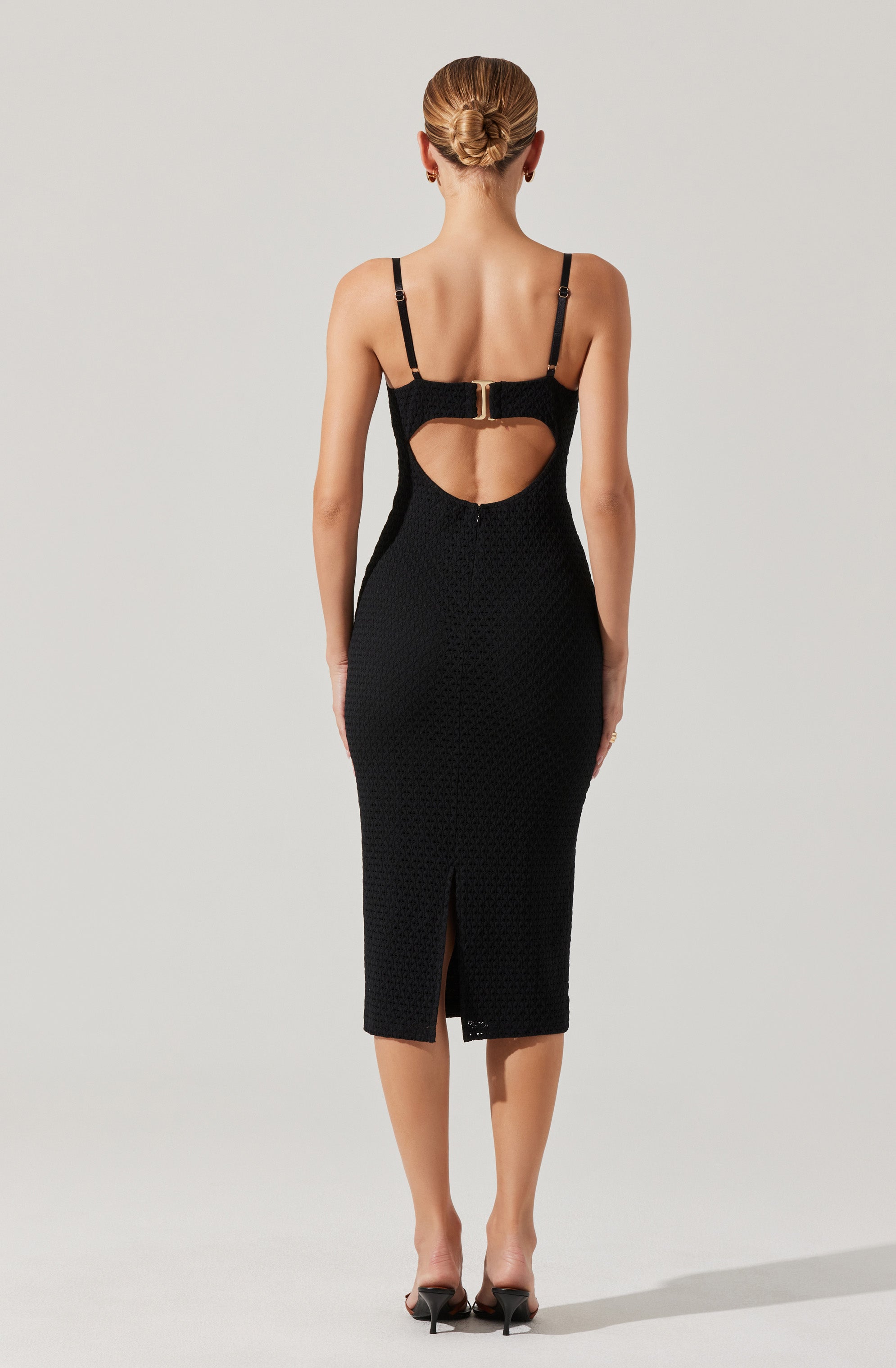 Jaida Bustier Bodycon Midi Dress