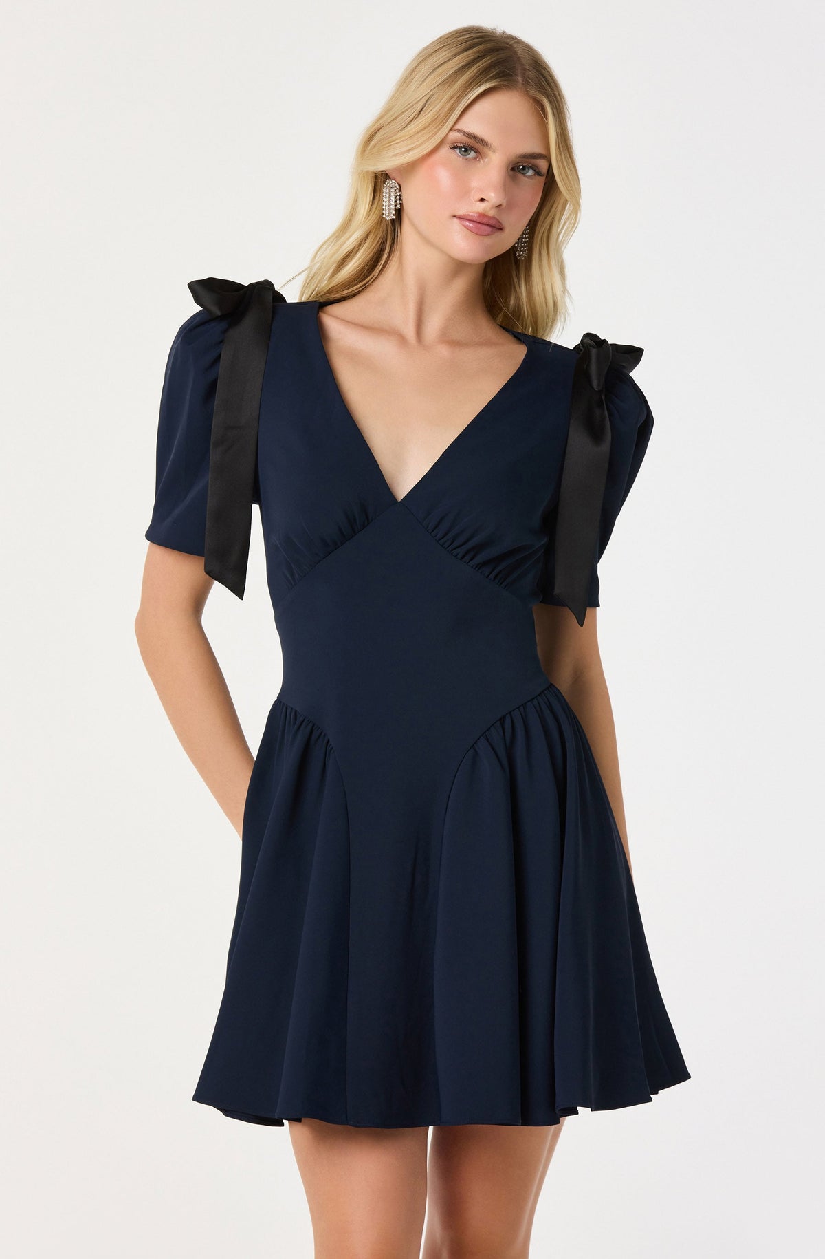Ciela Bow Mini Dress