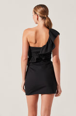 Camilla Ruffle One Shoulder Dress
