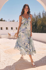 Emese Floral Cutout Maxi Dress