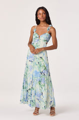 Emese Floral Cutout Maxi Dress
