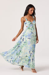Emese Floral Cutout Maxi Dress