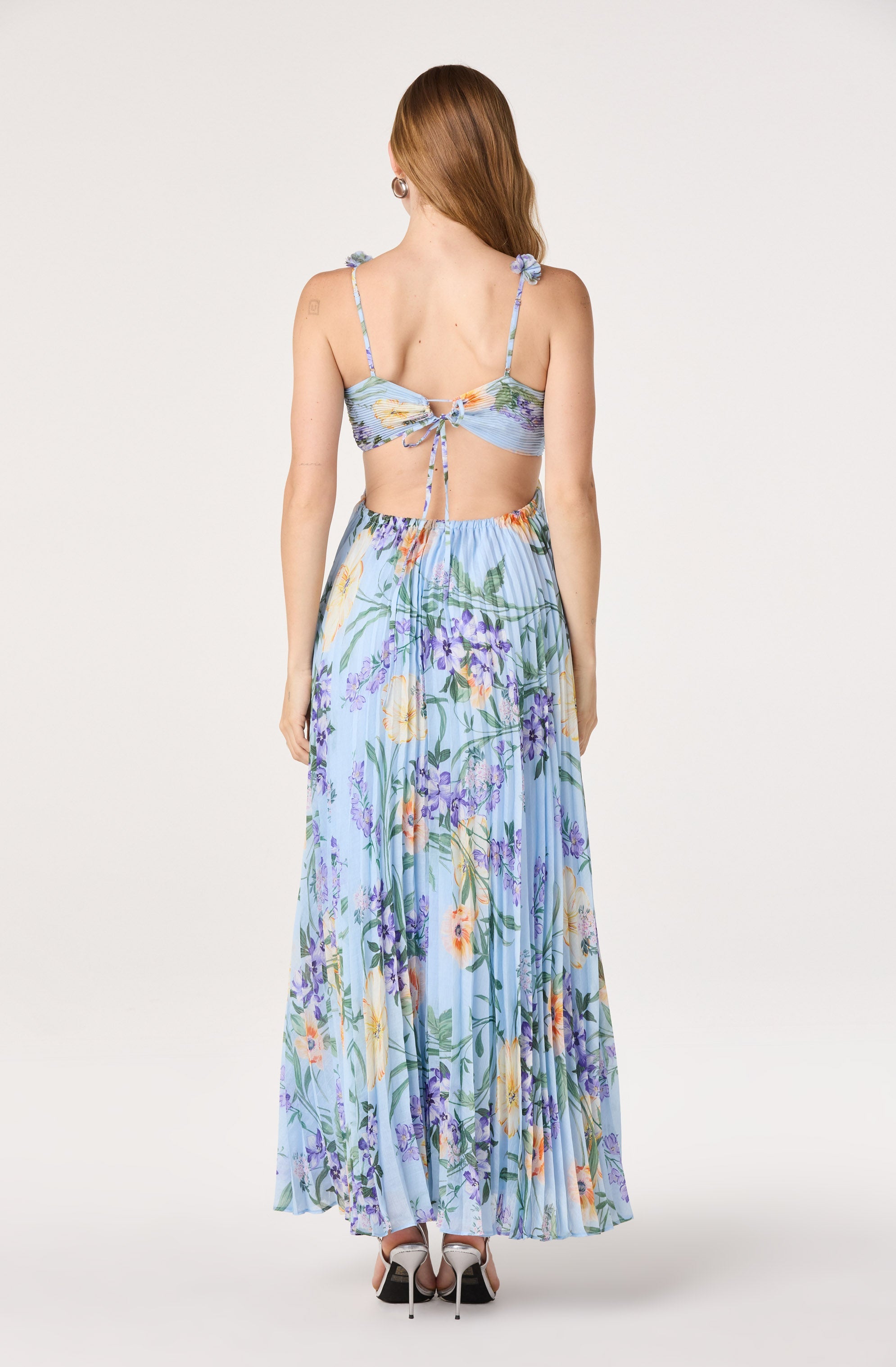 Emese Floral Cutout Maxi Dress